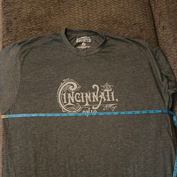 Gray Cincinnati, Ohio T-shirt size XL - Picture 5 of 6
